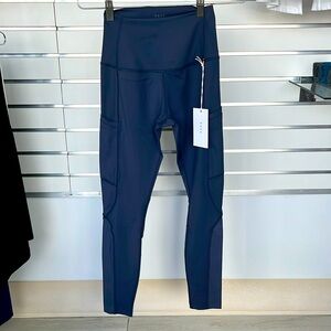 Tavi, Stash & Dash 7/8 tight, sheer calf inset, 2 pockets